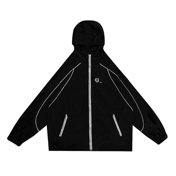 new sun protection jacket with ribbed inlaid and segmented structure sun protection suit, Black
new sun protection jacket with ribbed inlaid and segmented structure sun protection suit, Black