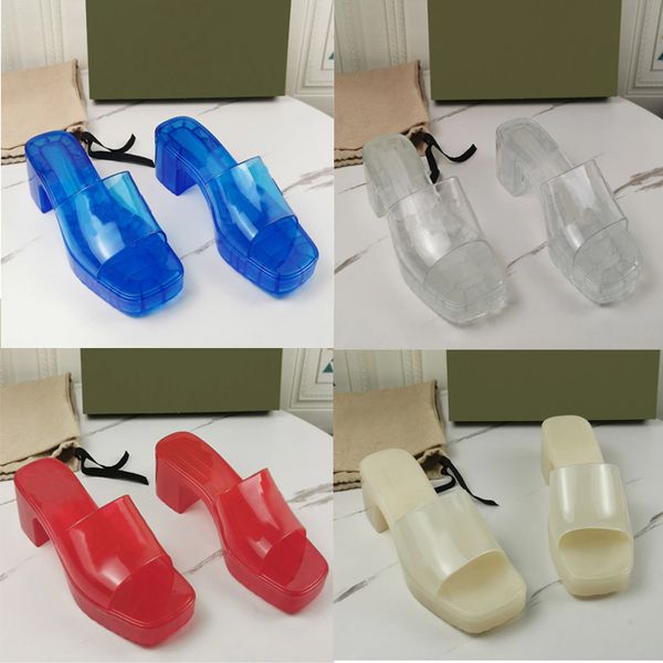 designer sandals jelly sandal chunky rubber slippers women high heels platform slipper cristal bottom slipper beach slides alphabet, Black
designer sandals jelly sandal chunky rubber slippers women high heels platform slipper cristal bottom slipper beach slides alphabet, Black