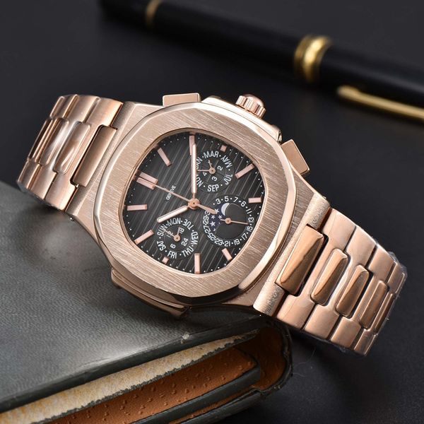 pate wrist watches for men 2023 mens watches six needles all dial work quartz watch luxury brand chronograph clock steel belt fashion nautil, Slivery;golden
pate wrist watches for men 2023 mens watches six needles all dial work quartz watch luxury brand chronograph clock steel belt fashion nautil, Slivery;golden
