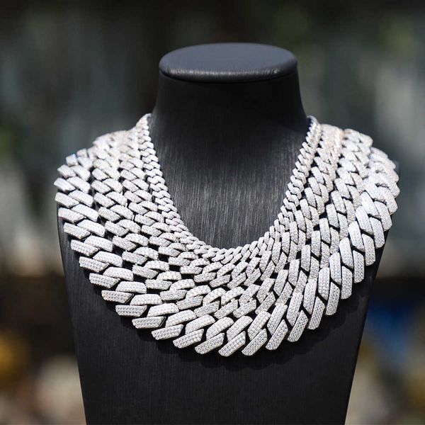 fashion 20mm diamonds miami prong bracelet 14k white gold ice cubic zirconia jewelry 16inch -24inch cuban chain men's and women's, Silver
fashion 20mm diamonds miami prong bracelet 14k white gold ice cubic zirconia jewelry 16inch -24inch cuban chain men's and women's, Silver