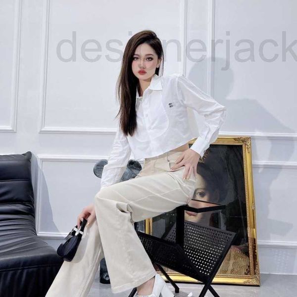 women's blouses & shirts designer fashion blouse lapel short section long sleeved shirts letter embroidery shirt womens clothing busine, White
women's blouses & shirts designer fashion blouse lapel short section long sleeved shirts letter embroidery shirt womens clothing busine, White