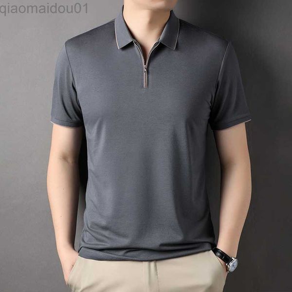 men's t-shirts minglu mulberry silk summer golf men's polo shirts luxury solid color short sleeve zipper male t-shirts cotton part, White;black
men's t-shirts minglu mulberry silk summer golf men's polo shirts luxury solid color short sleeve zipper male t-shirts cotton part, White;black