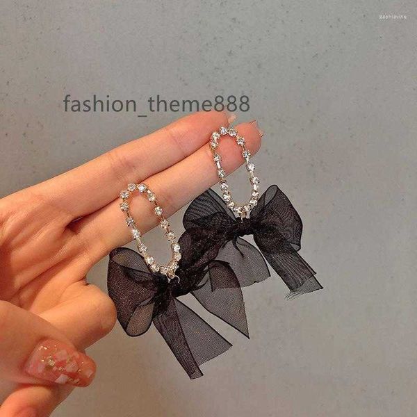 dangle earrings the design exaggerated black bow drop creative and versatile korean fashion high-end gifts for women., Silver
dangle earrings the design exaggerated black bow drop creative and versatile korean fashion high-end gifts for women., Silver