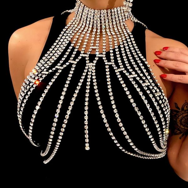 belly chains women shiny strass belly body chains women hollow out glitter crystal necklaces metal chain tassel chest jewelry 230706, Silver
belly chains women shiny strass belly body chains women hollow out glitter crystal necklaces metal chain tassel chest jewelry 230706, Silver
