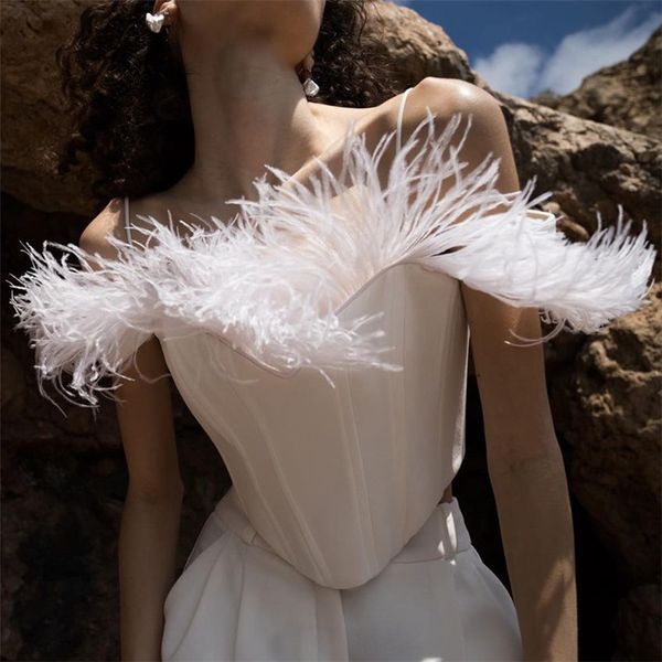 women's tanks camis women feather corset crop black white faux fur trim sleeveless cami push up bustiers corsets y2k party clubwear 230
women's tanks camis women feather corset crop black white faux fur trim sleeveless cami push up bustiers corsets y2k party clubwear 230