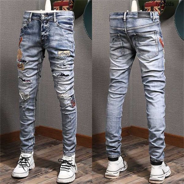 stretch design denim jeans biker fit for mens slim painted patch trim leg cowboy pants male 5k10 t6bp, Black
stretch design denim jeans biker fit for mens slim painted patch trim leg cowboy pants male 5k10 t6bp, Black