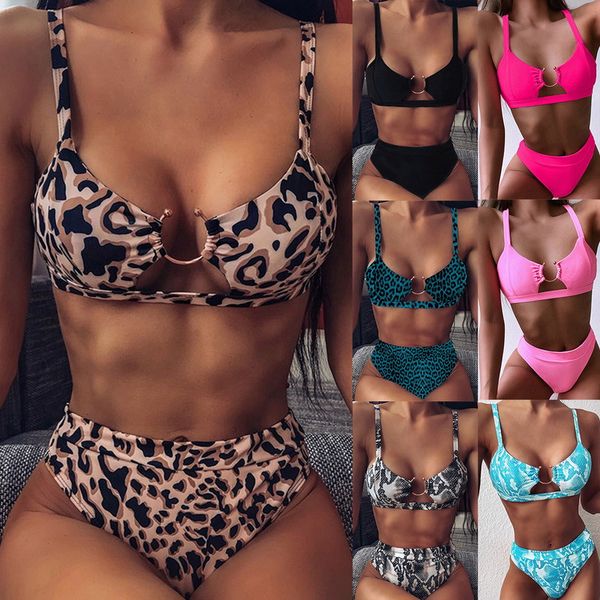 women's swimwear bikini push up high waist swimwear swimsuit women leopard snakeskin print bikinis set bathing suit beach bikini 230707, White;black
women's swimwear bikini push up high waist swimwear swimsuit women leopard snakeskin print bikinis set bathing suit beach bikini 230707, White;black