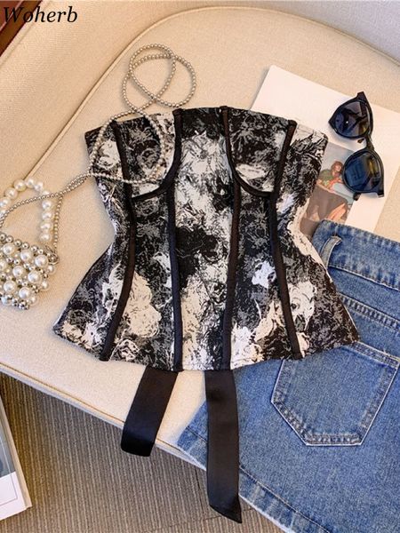 women's tanks camis woherb y2k bandage women print tunic backless vest fashion summer camis ropa mujer korean tanks fashion crop 23070, White
women's tanks camis woherb y2k bandage women print tunic backless vest fashion summer camis ropa mujer korean tanks fashion crop 23070, White