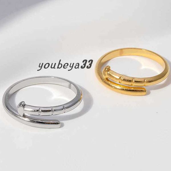 nail ring women luxury designer jewelry couple love rings stainless steel alloy gold-plated process fashion accessories never fade not aller, Silver
nail ring women luxury designer jewelry couple love rings stainless steel alloy gold-plated process fashion accessories never fade not aller, Silver