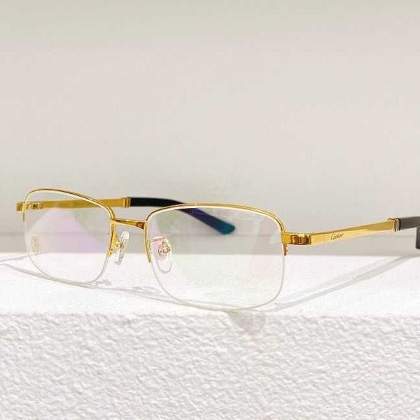 24k gold glasses frame men's large fashionable pure titanium ultra light configuration simple and half myopia business eyes, White;black
24k gold glasses frame men's large fashionable pure titanium ultra light configuration simple and half myopia business eyes, White;black