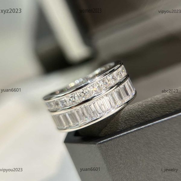 designer women ring sterling silver wedding rings fashion jewelry double row drill with different shapes couple rings #including box
designer women ring sterling silver wedding rings fashion jewelry double row drill with different shapes couple rings #including box