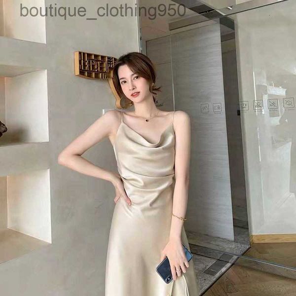 basic casual dresses for women colored dingdang neck satin suspended strap dress summer womens new waist shrinking show thin temperament gen, Black;gray
basic casual dresses for women colored dingdang neck satin suspended strap dress summer womens new waist shrinking show thin temperament gen, Black;gray