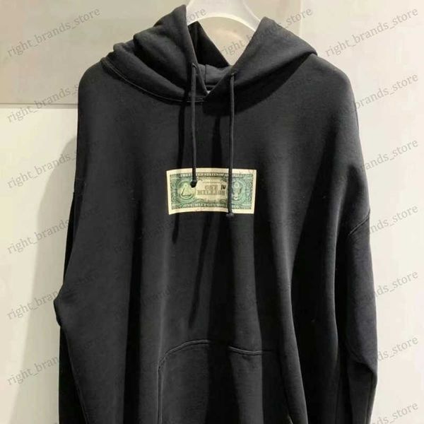 men's hoodies sweatshirts vetements hoodies banknote print drawstring hooded pullover oversize men women vtm hoodie sweatshirts t230707, Black
men's hoodies sweatshirts vetements hoodies banknote print drawstring hooded pullover oversize men women vtm hoodie sweatshirts t230707, Black