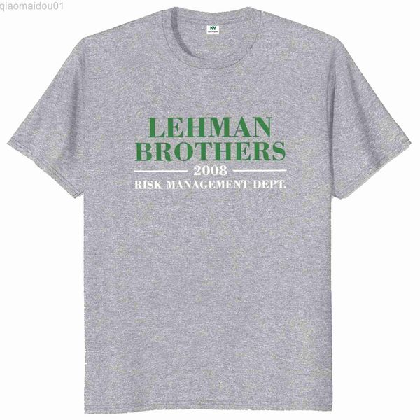 men's t-shirts lehman brothers 2008 risk management dept t shirt 2022 trending casual men's fashion tshirt for investors traders t, White;black
men's t-shirts lehman brothers 2008 risk management dept t shirt 2022 trending casual men's fashion tshirt for investors traders t, White;black