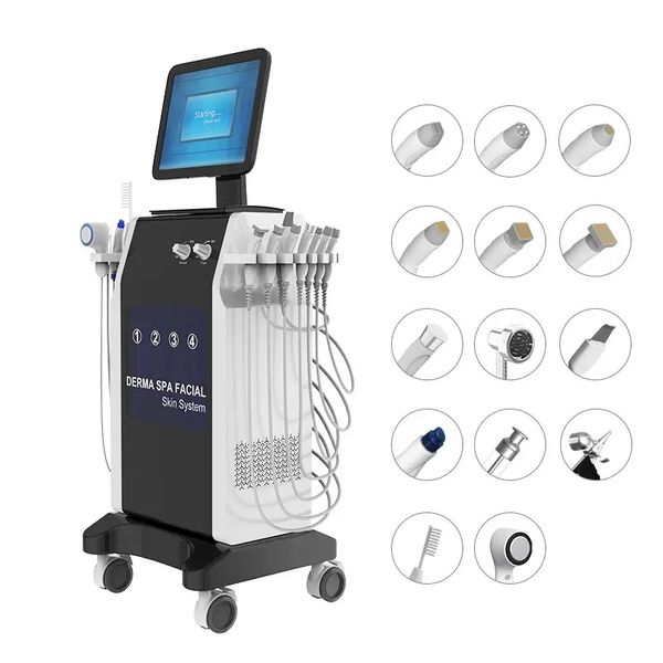 15 in1 hydrafacial machine skin care microdermabrasion rf face lifting water jet aqua facial hydra machine spa, Black;white
15 in1 hydrafacial machine skin care microdermabrasion rf face lifting water jet aqua facial hydra machine spa, Black;white