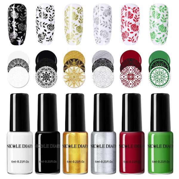 nail gel nicole dairy black white nail stamping polish varnish gold silver nail art plate stamp oil white night stamping series 230706, Red;pink
nail gel nicole dairy black white nail stamping polish varnish gold silver nail art plate stamp oil white night stamping series 230706, Red;pink