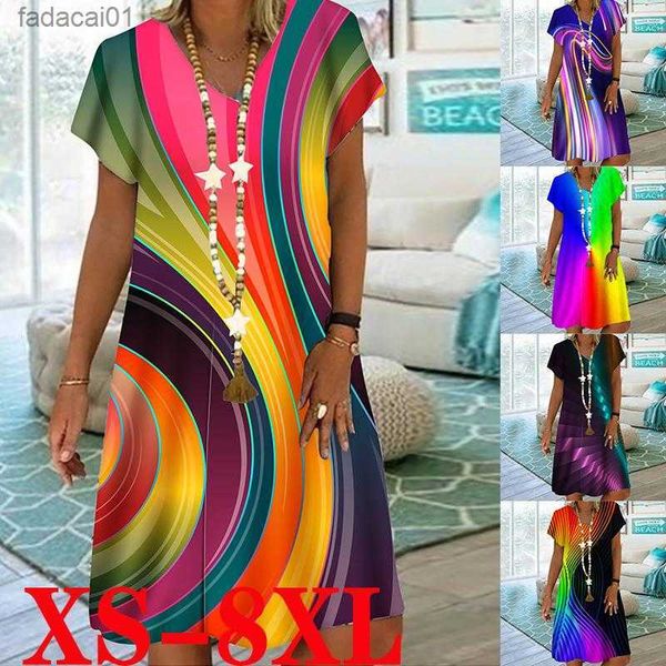 ladies summer print dress party casual loose vneck short sleeve dress fashion plussize dress xs9xl l230621, Black;gray
ladies summer print dress party casual loose vneck short sleeve dress fashion plussize dress xs9xl l230621, Black;gray