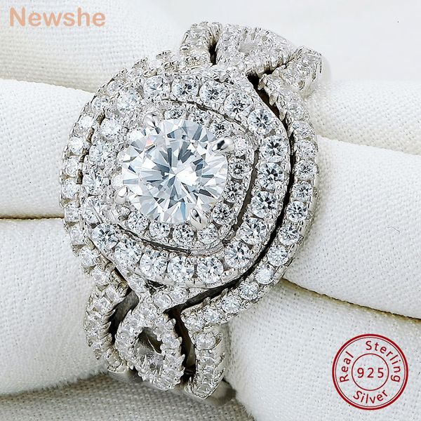 wedding rings she 3pcs 925 sterling silver wedding rings set for women cz simulated diamond bridal engagement ring luxury jewelry 230706, Slivery;golden
wedding rings she 3pcs 925 sterling silver wedding rings set for women cz simulated diamond bridal engagement ring luxury jewelry 230706, Slivery;golden
