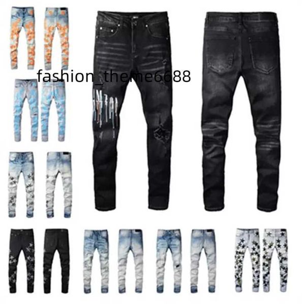 designer jeans men's denim embroidered pants fashion ripped trousers us sizes 28-40 hip hop distressed zip-up trousers multi-style #1, Blue
designer jeans men's denim embroidered pants fashion ripped trousers us sizes 28-40 hip hop distressed zip-up trousers multi-style #1, Blue