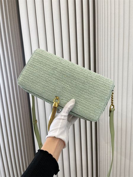 new straw women's crossbody bag fashion designer women's shoulder bag luxury summer women's beach bag classic woven purse
new straw women's crossbody bag fashion designer women's shoulder bag luxury summer women's beach bag classic woven purse