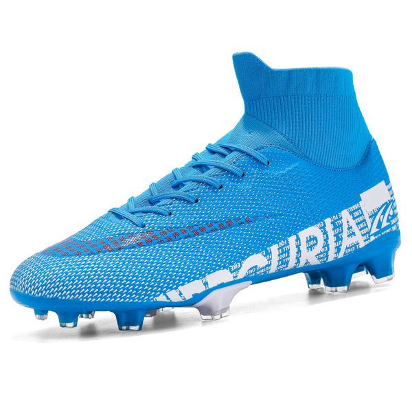 safety shoes football boots men fgtf soccer high ankle krampon professional adults antislip teenagers cleats sports sneakers 230707, Black;brown
safety shoes football boots men fgtf soccer high ankle krampon professional adults antislip teenagers cleats sports sneakers 230707, Black;brown
