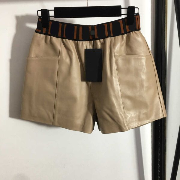 plus size designer women sheepskin shorts letter webbing elastic waist shorts size s-xl rear pocket leather bottoms, White;black
plus size designer women sheepskin shorts letter webbing elastic waist shorts size s-xl rear pocket leather bottoms, White;black
