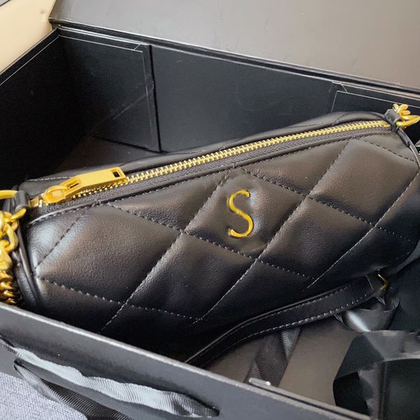 sade mini tube bag quilted round bags designer women evening leather handbags chain wallet purse shoulder totes with box
sade mini tube bag quilted round bags designer women evening leather handbags chain wallet purse shoulder totes with box