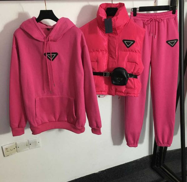womens padded three pieces set sweatshirt jackets pants belt waist pack high collar cotton vest jacket hooded pullover sweatshirts casual pa, White
womens padded three pieces set sweatshirt jackets pants belt waist pack high collar cotton vest jacket hooded pullover sweatshirts casual pa, White