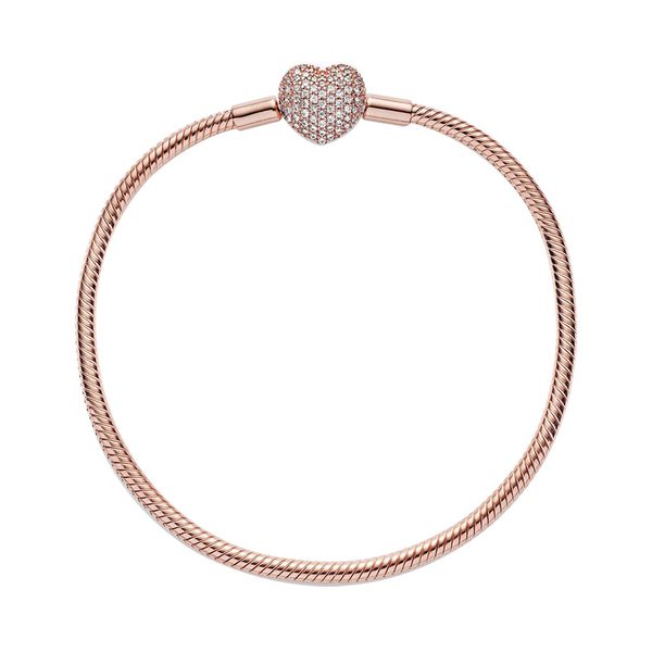 sparkling heart charm bracelet for pandora 18k rose gold snake chain bracelets designer wedding jewelry for women girls luxury love bracelet, Golden;silver
sparkling heart charm bracelet for pandora 18k rose gold snake chain bracelets designer wedding jewelry for women girls luxury love bracelet, Golden;silver