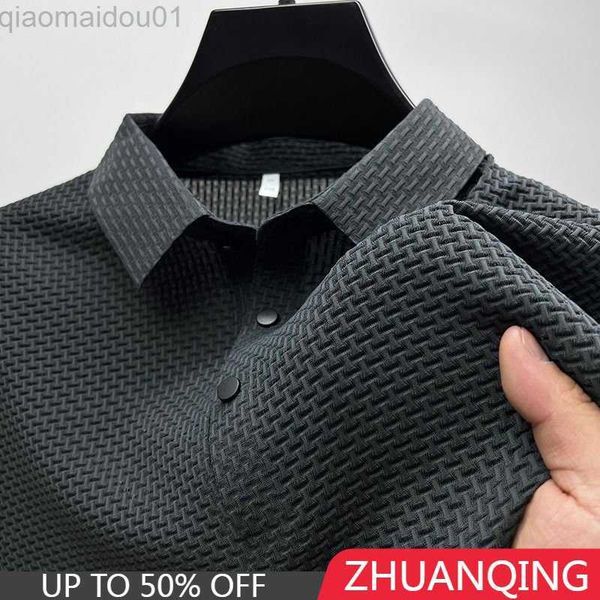 men's t-shirts ice silk elasticity polo shirt new summer luxury brand t-shirts male trend breathable men clothing business casual short, White;black
men's t-shirts ice silk elasticity polo shirt new summer luxury brand t-shirts male trend breathable men clothing business casual short, White;black
