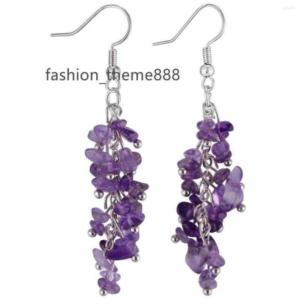 dangle earrings 7 chakra stone amethyst rose quartz earring healing reiki gravel minerals drop women jewelry sweet girls gift, Silver
dangle earrings 7 chakra stone amethyst rose quartz earring healing reiki gravel minerals drop women jewelry sweet girls gift, Silver