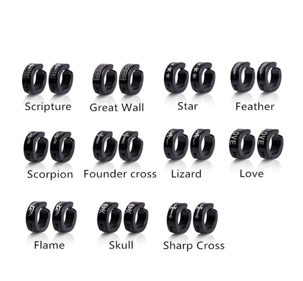 whole titanium steel women men039s hoop earrings piercing jewelry simple multiple patterns black color earrings1781210, Golden;silver
whole titanium steel women men039s hoop earrings piercing jewelry simple multiple patterns black color earrings1781210, Golden;silver