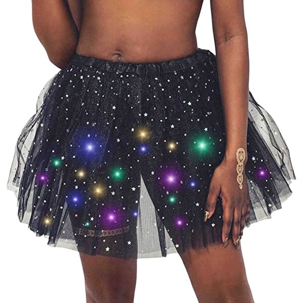 skirts halloween cosplay women star sequins mesh pleated tulle princess skirt with led skirt party dancing miniskirt costume clothing 230707, Black
skirts halloween cosplay women star sequins mesh pleated tulle princess skirt with led skirt party dancing miniskirt costume clothing 230707, Black