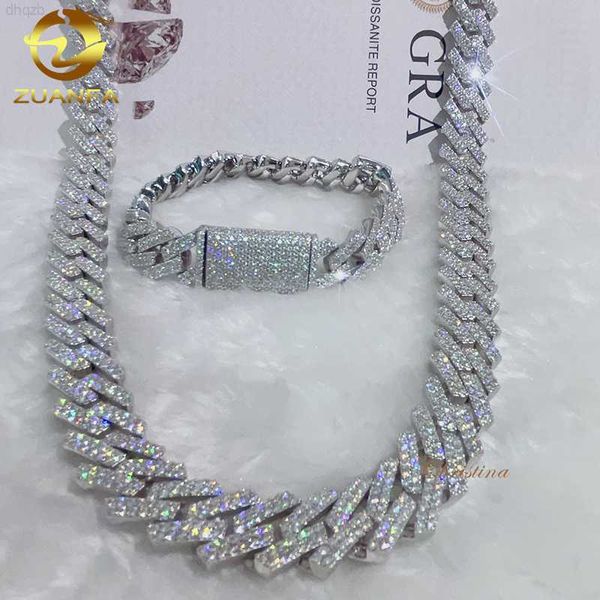 moissanite hip hop jewelry 925 silver sterling gold plated vvs moissnaite cuban link chain men's necklace
moissanite hip hop jewelry 925 silver sterling gold plated vvs moissnaite cuban link chain men's necklace