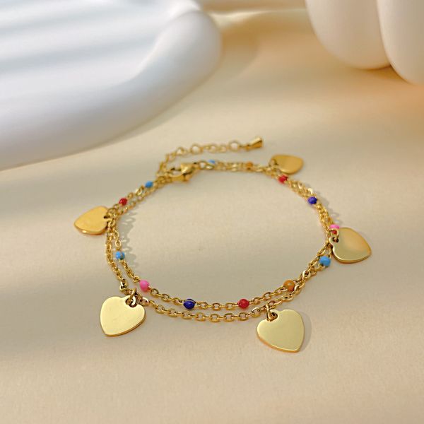 europe and the united states ins wind niche personality titanium steel love jewelry color drop glue all-in-one bracelet woman, Black
europe and the united states ins wind niche personality titanium steel love jewelry color drop glue all-in-one bracelet woman, Black