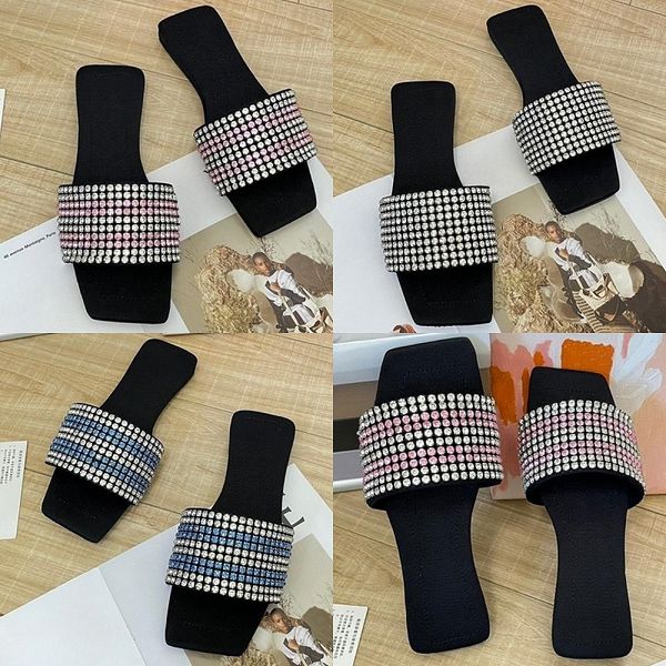 leather rhinestone slippers luxury designer shoes fashion womens sandals outdoor comfort beach shoes summer breathable casual shoes classic, Black
leather rhinestone slippers luxury designer shoes fashion womens sandals outdoor comfort beach shoes summer breathable casual shoes classic, Black