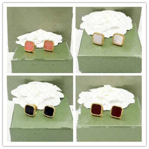 stud earrings fashion vintage 4/four leaf clover charm 18k gold plated back mother-of-pearl silver agate for women mother's day wedding, Golden;silver
stud earrings fashion vintage 4/four leaf clover charm 18k gold plated back mother-of-pearl silver agate for women mother's day wedding, Golden;silver