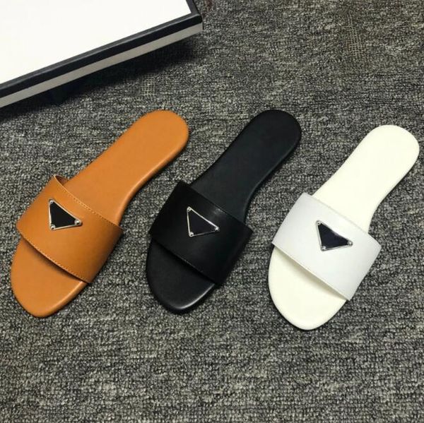 women designers slipper sandals flat slides flops summer triangle leather outdoor loafers bath shoes beachwear slippers black white brown fa
women designers slipper sandals flat slides flops summer triangle leather outdoor loafers bath shoes beachwear slippers black white brown fa