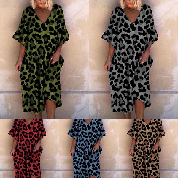 basic casual dresses summer fashion women loose boho elegant dress large big party ruffle sleeve leopard print 230706, Black;gray
basic casual dresses summer fashion women loose boho elegant dress large big party ruffle sleeve leopard print 230706, Black;gray