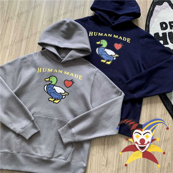 men's hoodies sweatshirts human made duck print hoodie men women 1 1 sweatshirts pullovers t230707, Black
men's hoodies sweatshirts human made duck print hoodie men women 1 1 sweatshirts pullovers t230707, Black