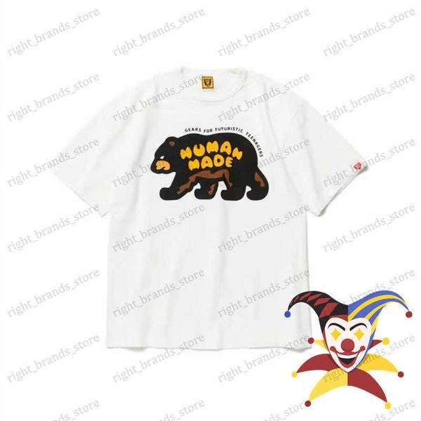 men's t-shirts summer style bear human made t-shirts men women t shirt tees t230707, White;black
men's t-shirts summer style bear human made t-shirts men women t shirt tees t230707, White;black
