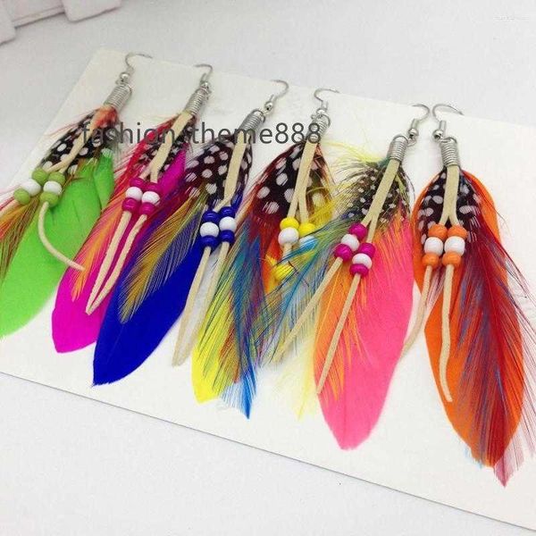dangle earrings bohemian women fashion multicolor beads long 10cm peacock feather tassel drop bijoux accessory jewelry, Silver
dangle earrings bohemian women fashion multicolor beads long 10cm peacock feather tassel drop bijoux accessory jewelry, Silver