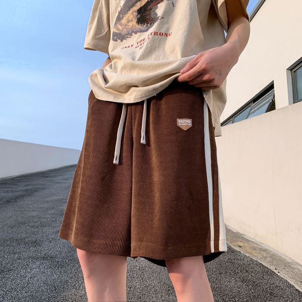 men's shorts american high street summer y2k versatile shorts mens streetwear ins side striped print loose straight joggers short pants, White;black
men's shorts american high street summer y2k versatile shorts mens streetwear ins side striped print loose straight joggers short pants, White;black