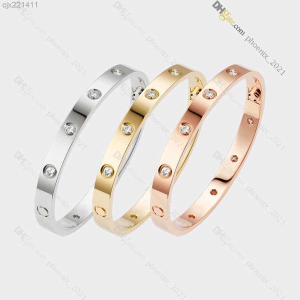 designer bracelet classic love bracelet 10 diamond bracelets titanium steel bangle gold-plated never fading non-allergic gold/silver/rose go, Black
designer bracelet classic love bracelet 10 diamond bracelets titanium steel bangle gold-plated never fading non-allergic gold/silver/rose go, Black