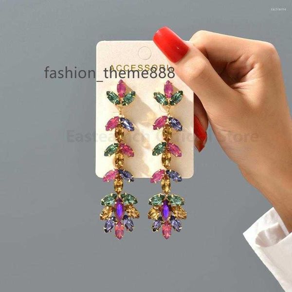 dangle earrings bohemian long hanging for women trend colorful crystal elegant bridesmaids pendant jewelry accessories, Silver
dangle earrings bohemian long hanging for women trend colorful crystal elegant bridesmaids pendant jewelry accessories, Silver