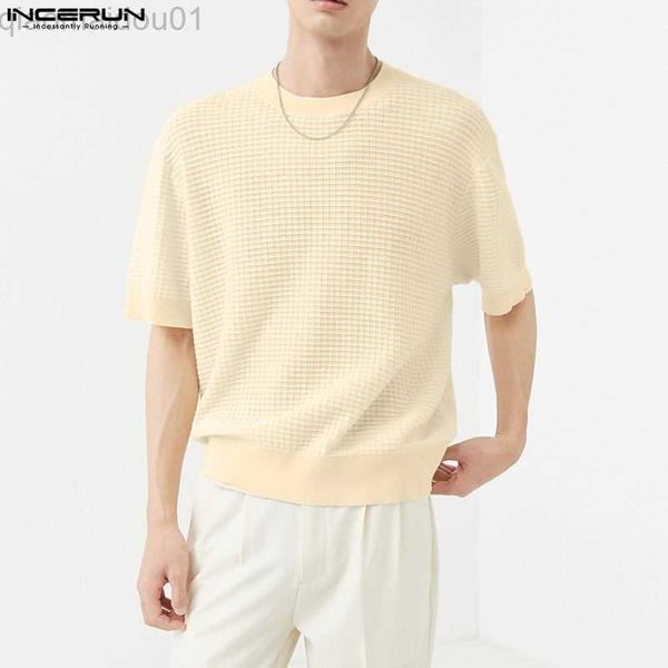 men's t-shirts stylish new men waffle knitted solid t-shirts simple all-match male short-sleeved camiseta s-5xl l230707, White;black
men's t-shirts stylish new men waffle knitted solid t-shirts simple all-match male short-sleeved camiseta s-5xl l230707, White;black