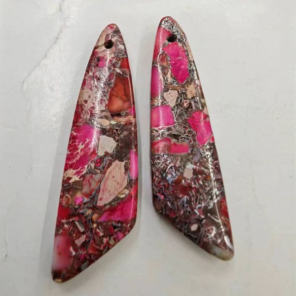 style dangle earrings natural red emperor stone knife shape for women jewelry wholesale, Silver
style dangle earrings natural red emperor stone knife shape for women jewelry wholesale, Silver