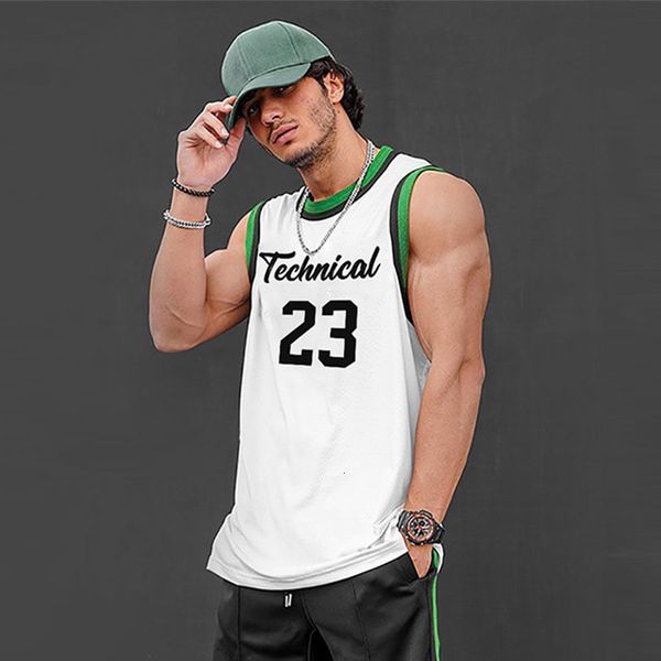 men' tank men clothing fashion workout tank mesh basketball sports sleeveless vest quick dry running gym bodybuilding men tank 230706, White;black
men' tank men clothing fashion workout tank mesh basketball sports sleeveless vest quick dry running gym bodybuilding men tank 230706, White;black