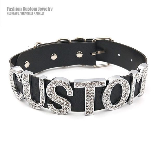 pendant necklaces punk y big letters custom choker necklace exaggerated wide pu collar choose name word chocker cosplay personalized jewelry, Silver
pendant necklaces punk y big letters custom choker necklace exaggerated wide pu collar choose name word chocker cosplay personalized jewelry, Silver
