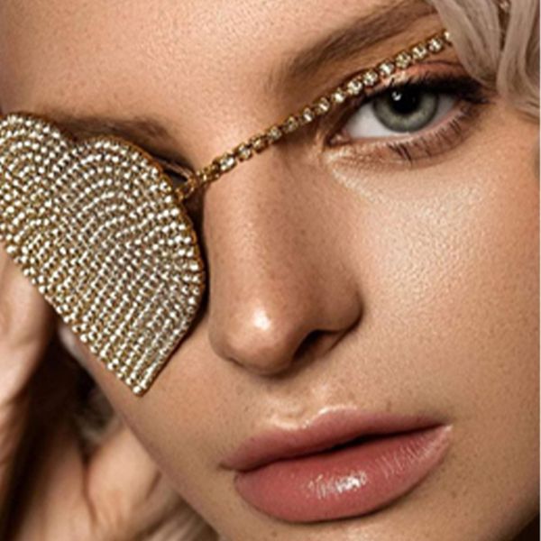 face chainnew rhinestone jewelry exotic love mask face full of diamond trend accessories facechain designer jewelry, Silver
face chainnew rhinestone jewelry exotic love mask face full of diamond trend accessories facechain designer jewelry, Silver